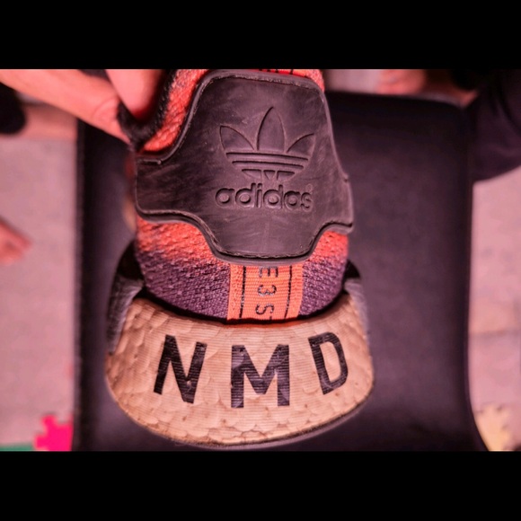 Adidas R1 NMD Black and Orange US 9.5 - Picture 3 of 3
